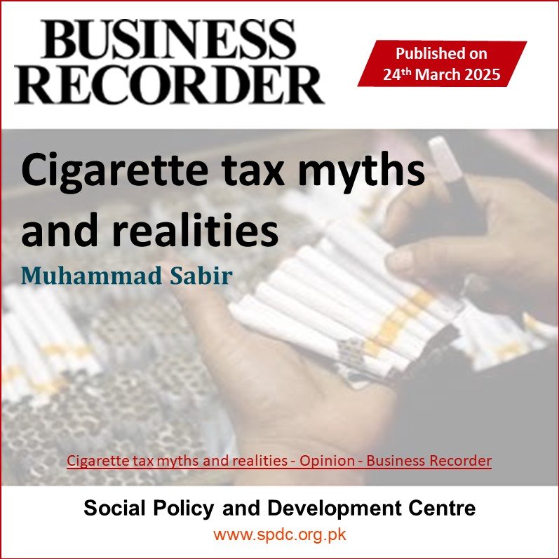 Cigarette tax myths and realities